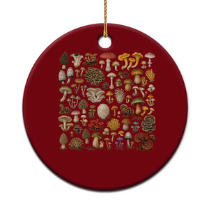 Mushroom Lovers Ceramic Ornament Mycology Fungi Foraging Mushroom Whisperer