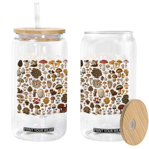 Mushroom Lovers Glass Can Mycology Fungi Foraging Mushroom Whisperer