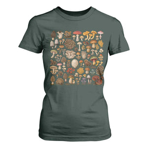 Mushroom Lovers T Shirt For Women Mycology Fungi Foraging Mushroom Whisperer