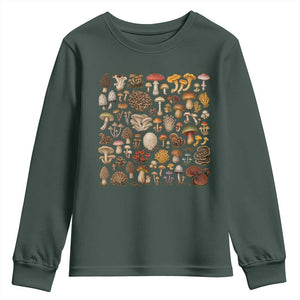 Mushroom Lovers Youth Sweatshirt Mycology Fungi Foraging Mushroom Whisperer