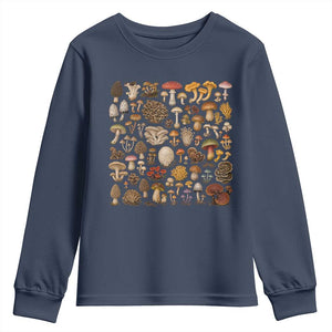 Mushroom Lovers Youth Sweatshirt Mycology Fungi Foraging Mushroom Whisperer