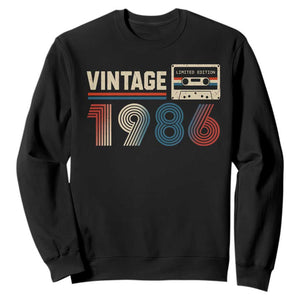 Vintage 1986 40th Birthday Gifts Sweatshirt 40 Year Old Favors