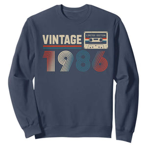 Vintage 1986 40th Birthday Gifts Sweatshirt 40 Year Old Favors