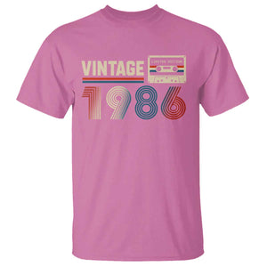 Vintage 1986 40th Birthday Gifts T Shirt 40 Year Old Favors