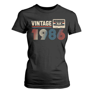 Vintage 1986 40th Birthday Gifts T Shirt For Women 40 Year Old Favors