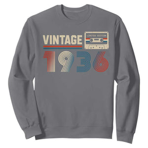 Vintage 1936 90th Birthday Gifts Sweatshirt 90 Year Old Favors