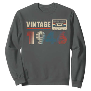 Vintage 1946 80th Birthday Gifts Sweatshirt 80 Year Old Favors