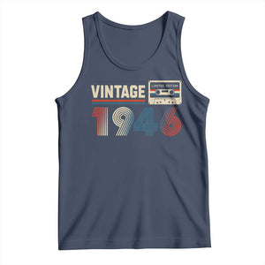 Vintage 1946 80th Birthday Gifts Tank Top 80 Year Old Favors