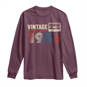 Vintage 1956 70th Birthday Gifts Long Sleeve Shirt 70 Year Old Favors