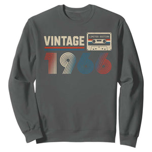 Vintage 1966 60th Birthday Gifts Sweatshirt 60 Year Old Favors