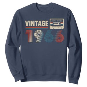 Vintage 1966 60th Birthday Gifts Sweatshirt 60 Year Old Favors