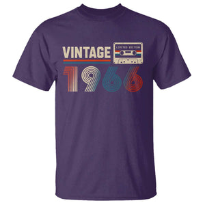 Vintage 1966 60th Birthday Gifts T Shirt 60 Year Old Favors