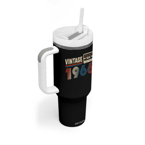 Vintage 1966 60th Birthday Gifts Tumbler With Handle 60 Year Old Favors