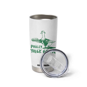 Philly Goose Tumbler Cup Funny PFE Fan Silly Gooses TS10 Print Your Wear