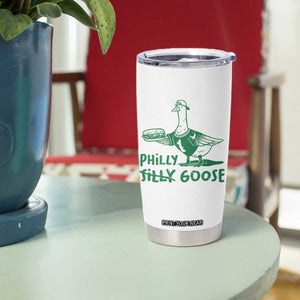 Philly Goose Tumbler Cup Funny PFE Fan Silly Gooses TS10 Print Your Wear