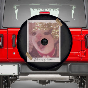 Meowy Christmas Spare Tire Cover Funny Cat Lovers Xmas Vintage Photo TS10 Black Print Your Wear