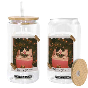 Meowy Christmas Glass Can Cute Cat Lovers Xmas Retro Vintage Photo TS10 Print Your Wear