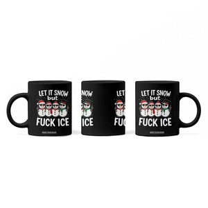 Anti ICE Christmas Coffee Mug Funny Snowman Cute Finger Let It Snow Funny FDT TS10 Print Your Wear
