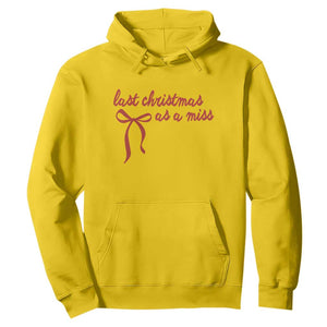 Last Christmas As A Miss Hoodie Bride To Be Future Mrs Xmas Engaged Gift TS10 Daisy Print Your Wear