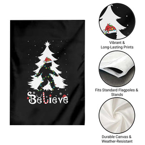 Bigfoot Christmas Garden Flag Santa Bigfoot Xmas Tree Funny Sasquatch Yeti TS10 Print Your Wear