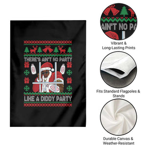 Funny Christmas Diddy Garden Flag Aint No Party Like A Diddy Party Baby Oil Dirty Ugly Xmas TS10 Print Your Wear