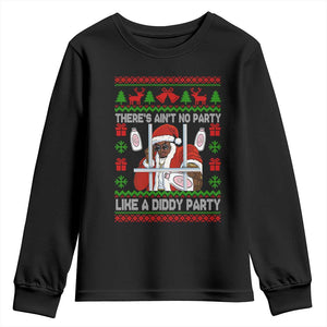 Funny Christmas Diddy Youth Sweatshirt Aint No Party Like A Diddy Party Baby Oil Dirty Ugly Xmas TS10 Black Print Your Wear