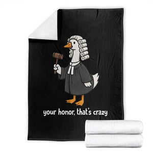 Goose Lawyer Throw Blanket Law School Graduation Gift Funny Silly Gooses Lovers TS10 Black Print Your Wear