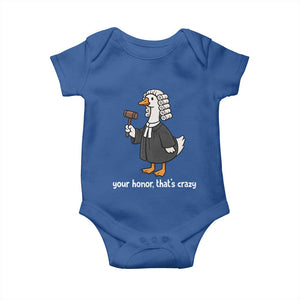Goose Lawyer Baby Onesie Law School Graduation Gift Funny Silly Gooses Lovers TS10 Royal Blue Print Your Wear