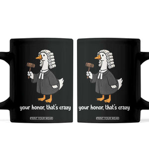 Goose Lawyer Coffee Mug Law School Graduation Gift Funny Silly Gooses Lovers TS10 Black Print Your Wear