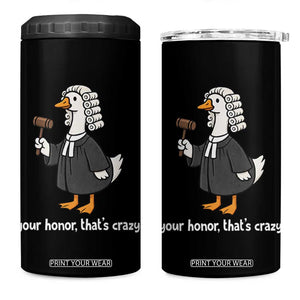 Goose Lawyer 4 in 1 Can Cooler Tumbler Law School Graduation Gift Funny Silly Gooses Lovers TS10 One Size: 16 oz Black Print Your Wear