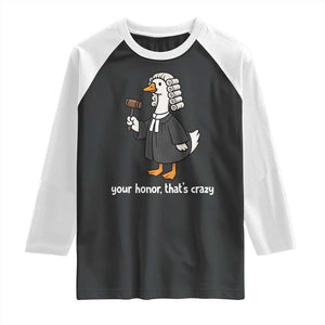 Goose Lawyer Raglan Shirt Law School Graduation Gift Funny Silly Gooses Lovers TS10 Black White Print Your Wear