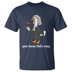 Goose Lawyer T Shirt Law School Graduation Gift Funny Silly Gooses Lovers TS10 Navy Print Your Wear
