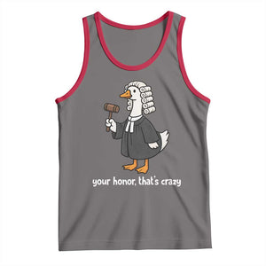 Goose Lawyer Tank Top Law School Graduation Gift Funny Silly Gooses Lovers TS10 Deep Heather Red Print Your Wear