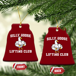 Silly Goose Lifting Club Ceramic Ornament Funny Gym Meme TS10 Print Your Wear