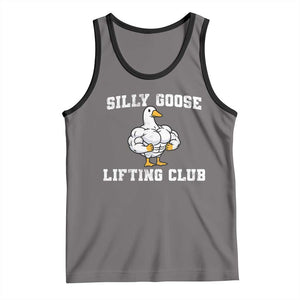 Silly Goose Lifting Club Tank Top Funny Gym Meme TS10 Deep Heather Black Print Your Wear