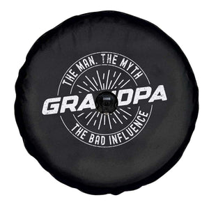 Funny Grandpa Spare Tire Cover Man Myth Bad Influence Funny Fathers Day TS10 Print Your Wear