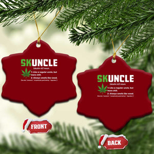 Funny Uncle Weed Smoker Ceramic Ornament Skuncle Definition Funny Weed Pot Cannabis Marijuana TS10 Print Your Wear