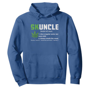 Funny Uncle Weed Smoker Hoodie Skuncle Definition Funny Weed Pot Cannabis Marijuana TS10 Royal Blue Print Your Wear