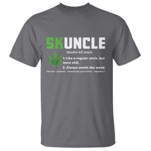 Funny Uncle Weed Smoker T Shirt Skuncle Definition Funny Weed Pot Cannabis Marijuana TS10 Charcoal Print Your Wear