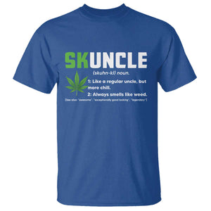 Funny Uncle Weed Smoker T Shirt Skuncle Definition Funny Weed Pot Cannabis Marijuana TS10 Royal Blue Print Your Wear