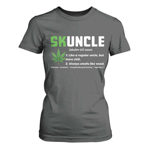 Funny Uncle Weed Smoker T Shirt For Women Skuncle Definition Funny Weed Pot Cannabis Marijuana TS10 Dark Heather Print Your Wear