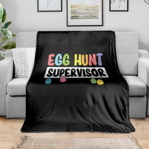 Easter Egg Hunt Supervisor Throw Blanket Funny Mom Dad TS10 Print Your Wear