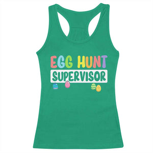 Easter Egg Hunt Supervisor Racerback Tank Top Funny Mom Dad TS10 Irish Green Print Your Wear