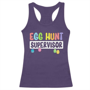 Easter Egg Hunt Supervisor Racerback Tank Top Funny Mom Dad TS10 Purple Print Your Wear