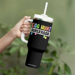 Easter Egg Hunt Supervisor Tumbler With Handle Funny Mom Dad TS10 Print Your Wear