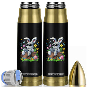 Gamer Rabbit Bullet Tumbler Cute Bunny Gaming Eggs Video Games Easter Pixel Garden TS10 Black Print Your Wear