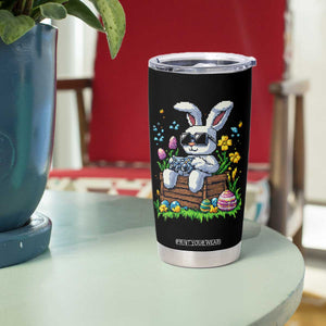 Gamer Rabbit Tumbler Cup Cute Bunny Gaming Eggs Video Games Easter Pixel Garden TS10 Print Your Wear