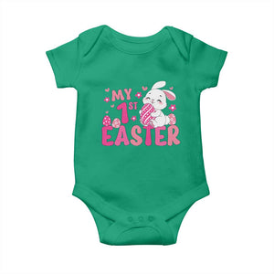Baby First Easter Baby Onesie Cute Newborn Gift Bunny Rabbit TS10 Irish Green Print Your Wear