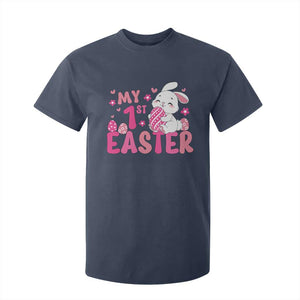 Baby First Easter T Shirt For Kid Cute Newborn Gift Bunny Rabbit TS10 Navy Print Your Wear