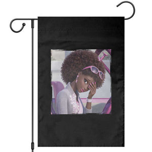 Disgusted Black Doll Meme Garden Flag Funny Sassy Reaction Afro Girl With Attitude TS10 Black Print Your Wear